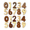 QTOYS - Wooden 2 Tone Number Set